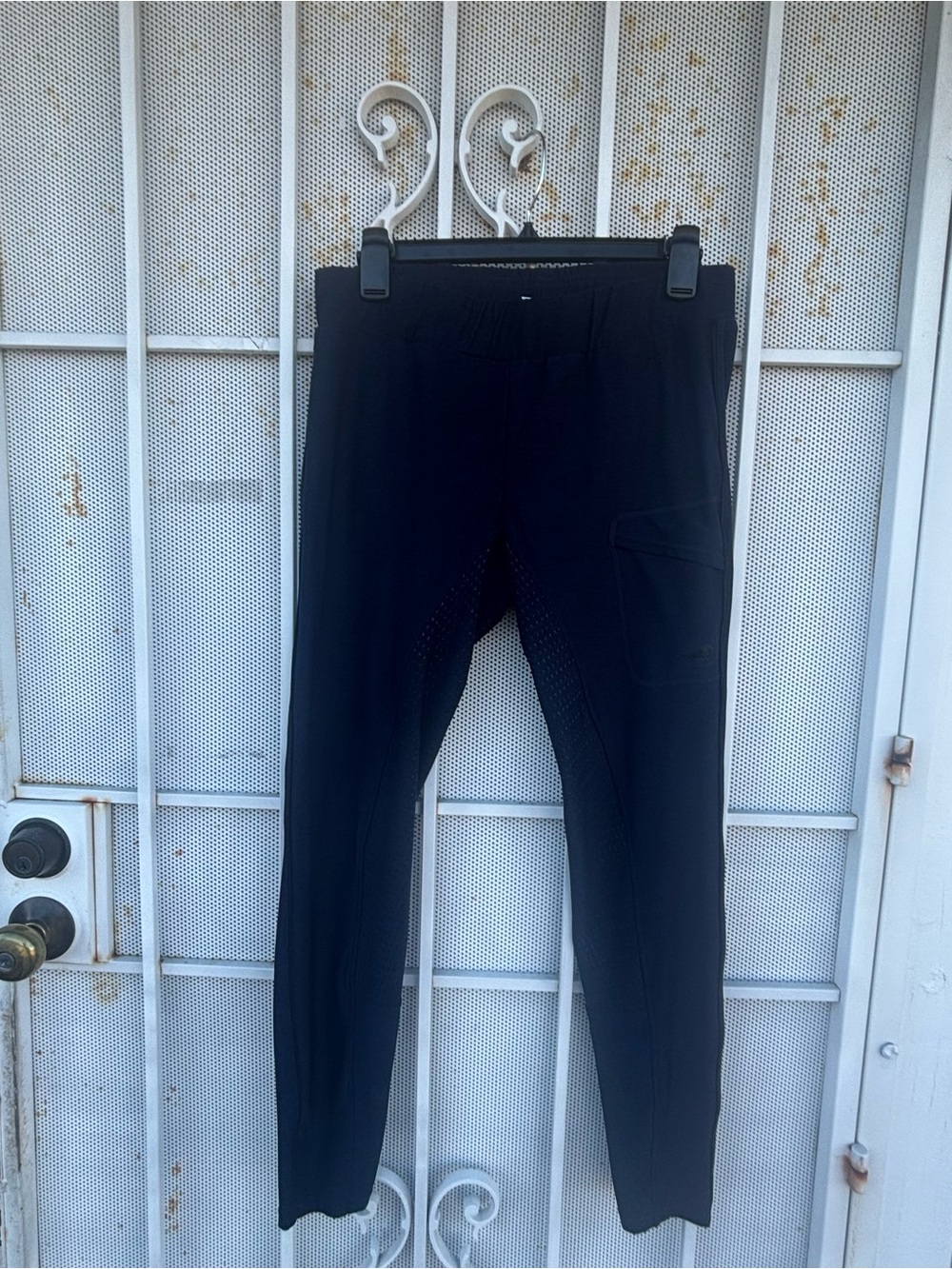 Set of 2-women XL blk. cycling Shebest padded capris 19" inseam/Opearl shorts - Picture 6 of 15